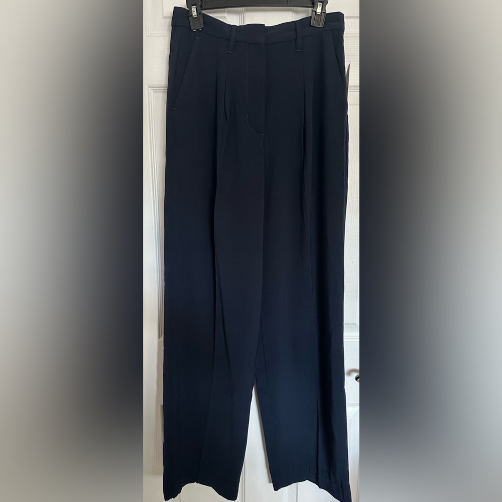 🆕Jessica Simpson Navy Rey Pleated Trousers
